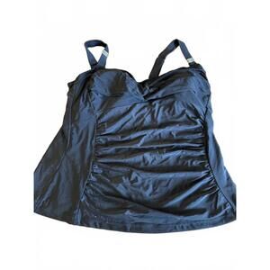 Stylish Women's Black Tankini Top 18